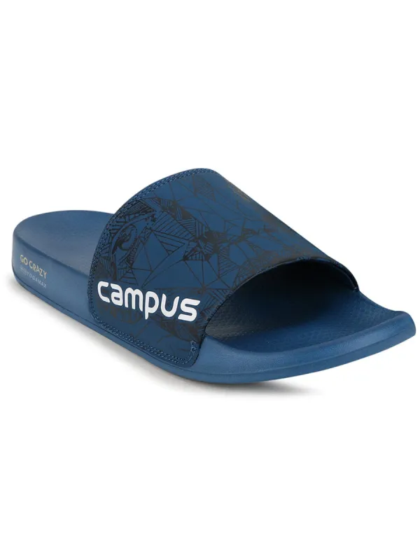 GC-SL-203 Blue Men's Slides sold by Campus Shoes