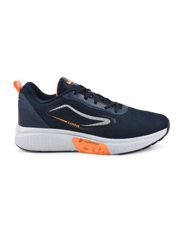 SHOCKERS Navy Men's Running Shoes sold by Campus Shoes