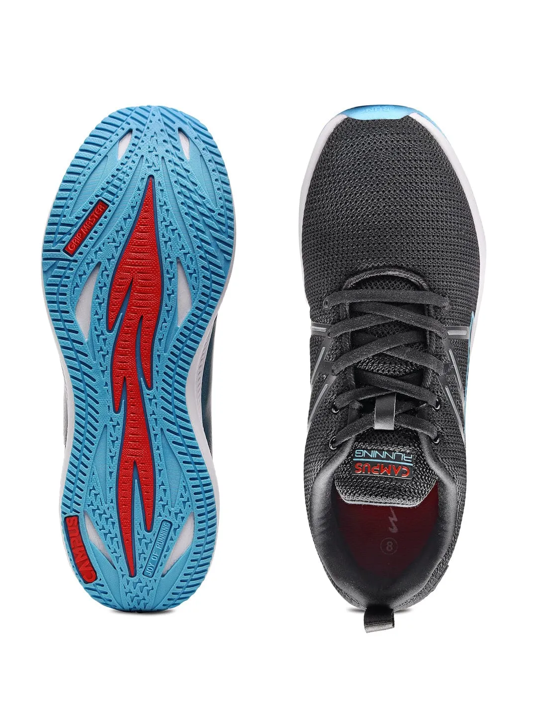 STRANGER Black Men's Running Shoes sold by Campus Shoes product image thumbnail 4