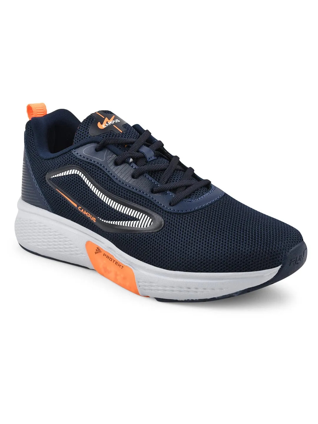 SHOCKERS Navy Men's Running Shoes sold by Campus Shoes product image thumbnail 2