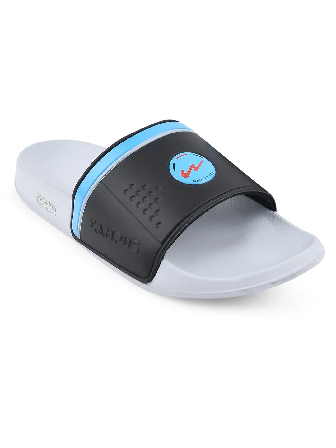 SL-431 Grey Men's Slides sold by Campus Shoes