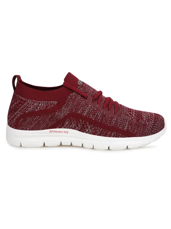 ELIZA Maroon Women's Running Shoes sold by Campus Shoes