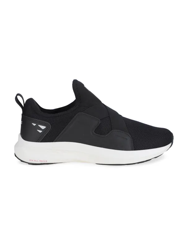 SMOOTHIE Black Women's Walking Shoes sold by Campus Shoes
