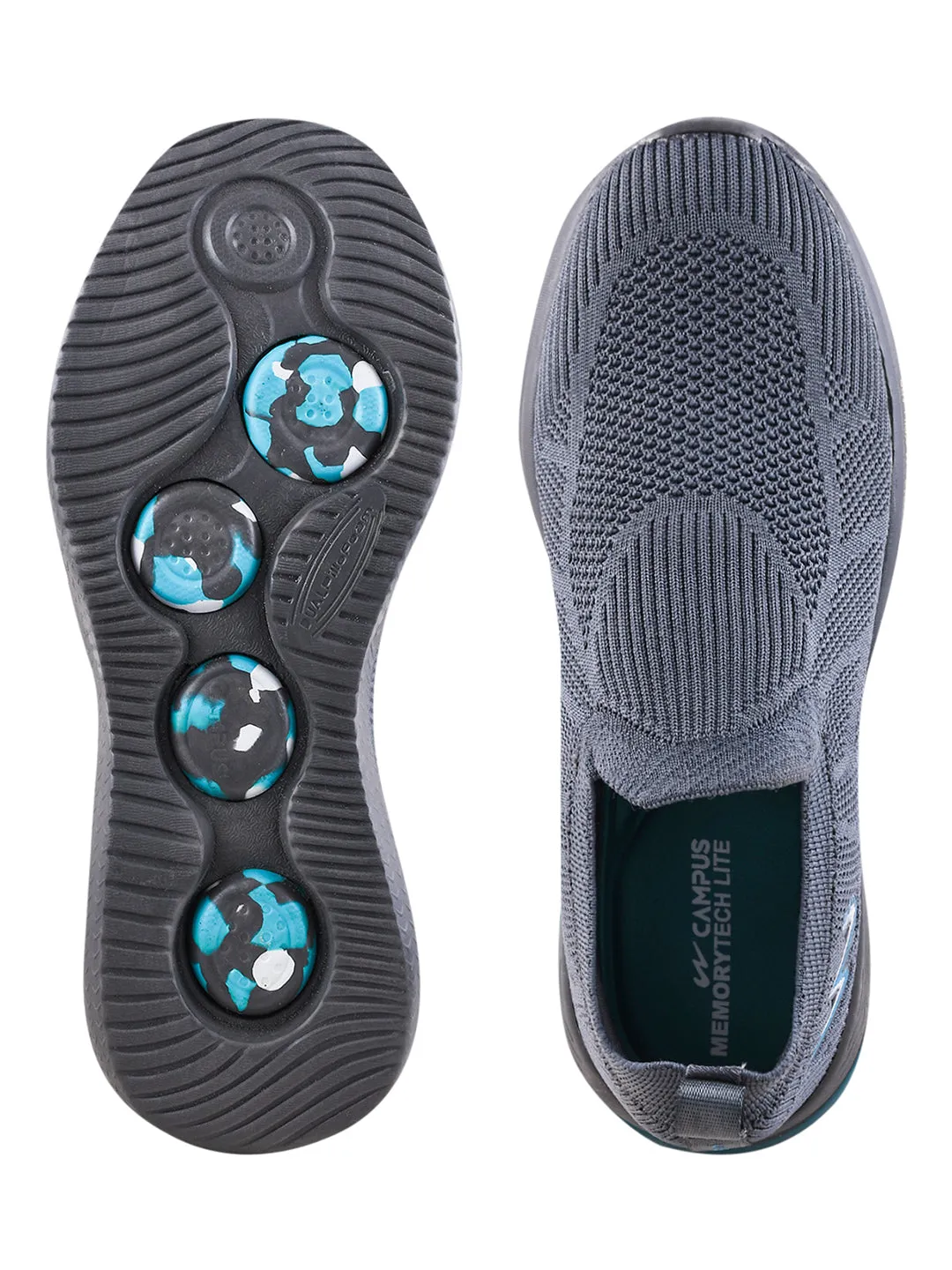 CAMP OWEN Grey Men's Walking Shoes sold by Campus Shoes product image thumbnail 5