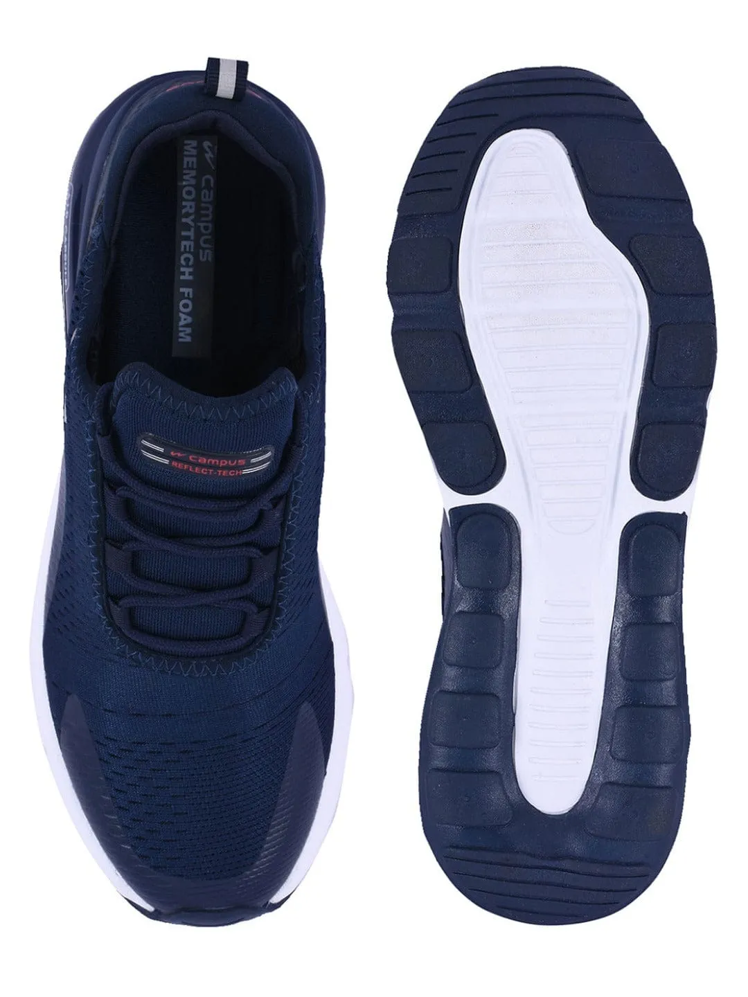 DRAGON Navy Men's Running Shoes sold by Campus Shoes product image thumbnail 4