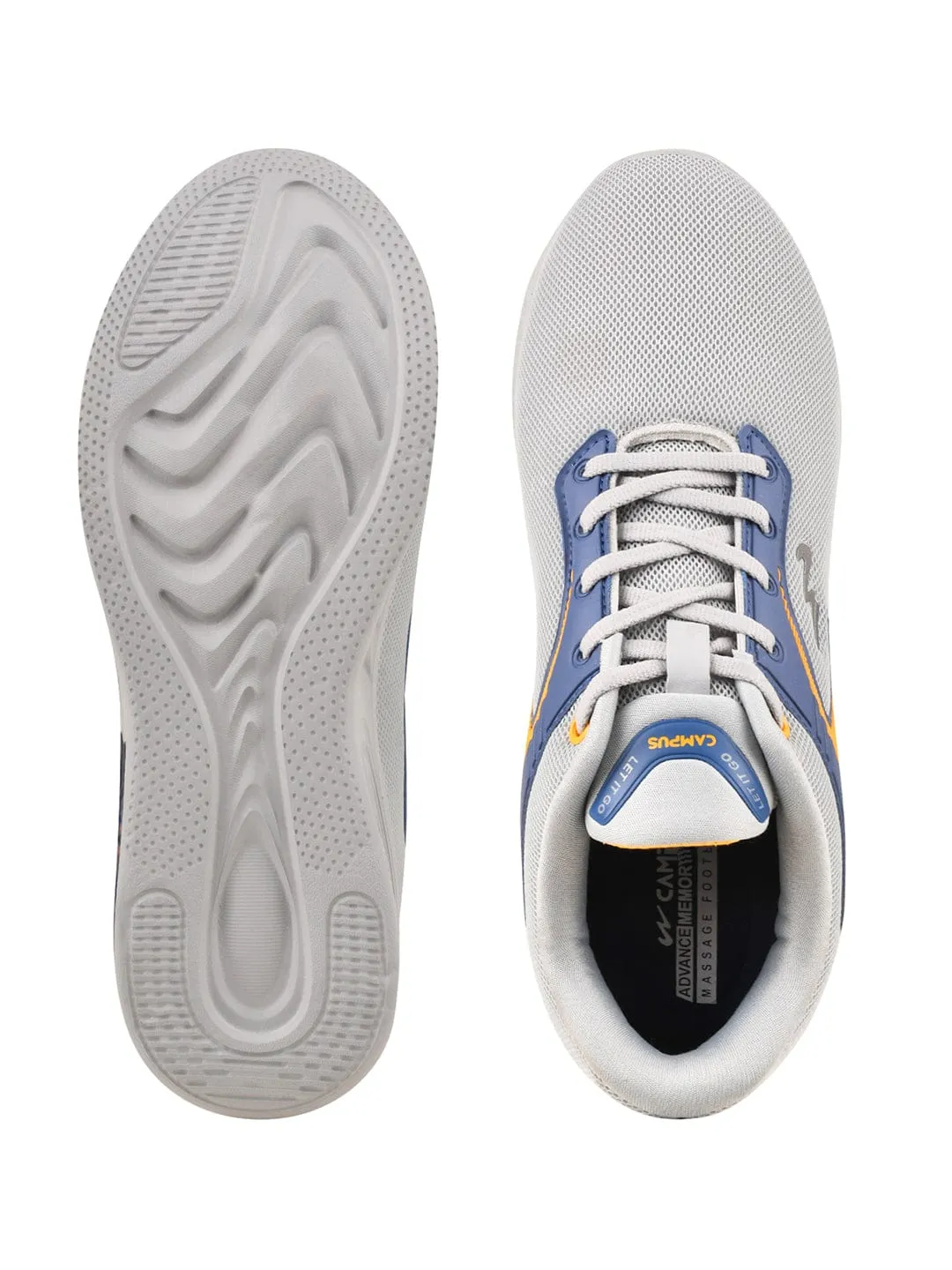 ARIES Grey Men's Running Shoes sold by Campus Shoes product image thumbnail 4