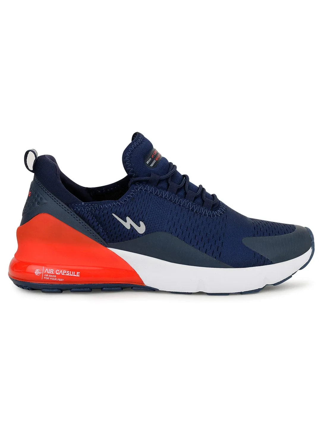 DRAGON Navy Men's Running Shoes sold by Campus Shoes