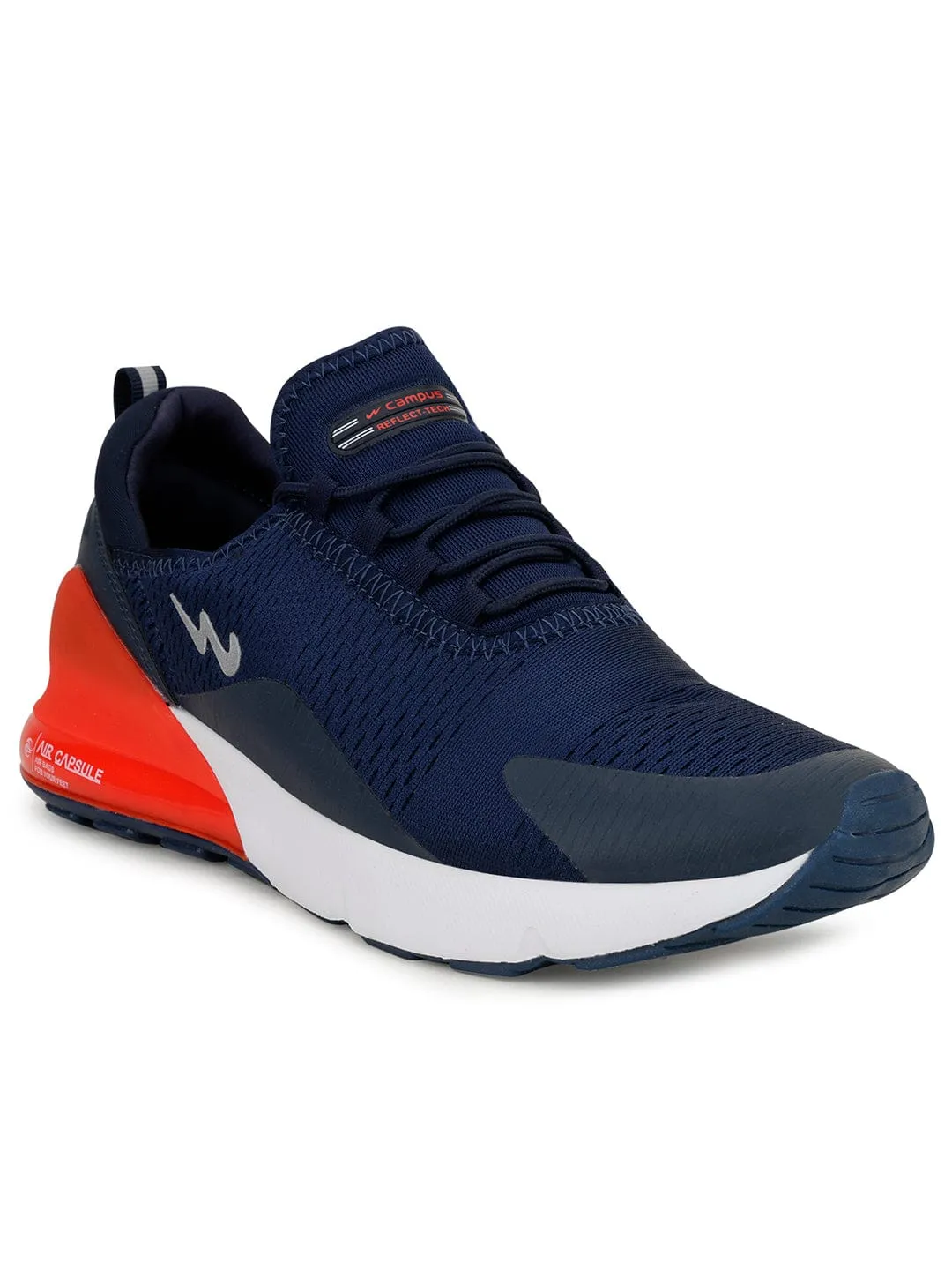 DRAGON Navy Men's Running Shoes sold by Campus Shoes product image thumbnail 2