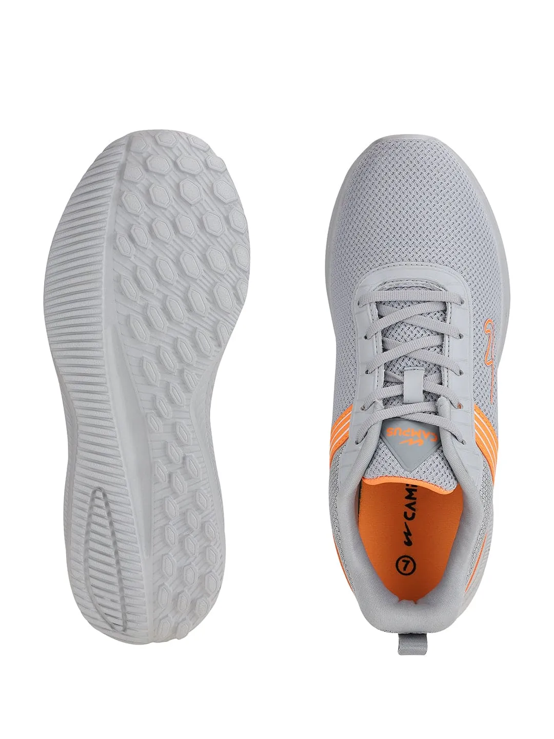 PAX Grey Men's Sports Shoes sold by Campus Shoes product image thumbnail 4