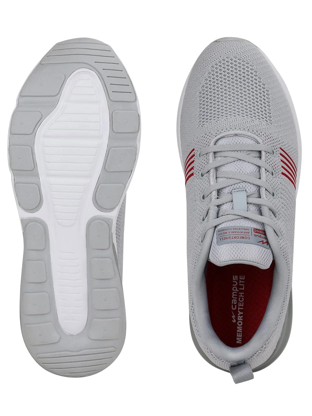 ZURIK PRO Grey Men's Sports Shoes sold by Campus Shoes product image thumbnail 5