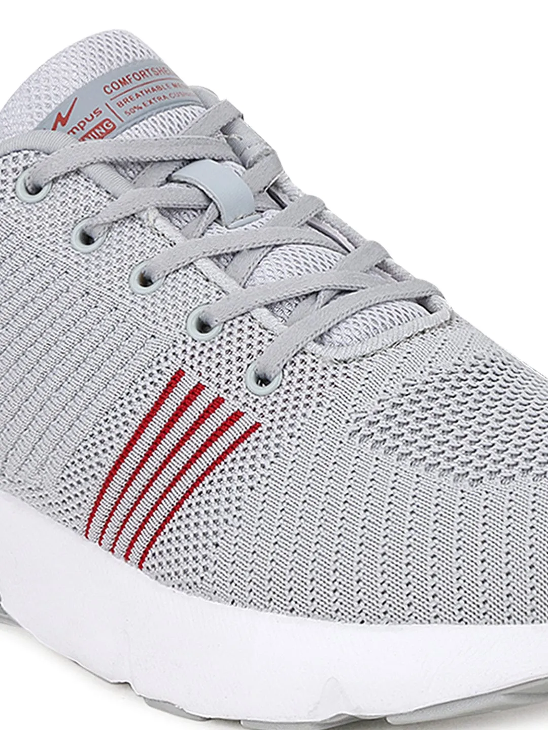 ZURIK PRO Grey Men's Sports Shoes sold by Campus Shoes product image thumbnail 4