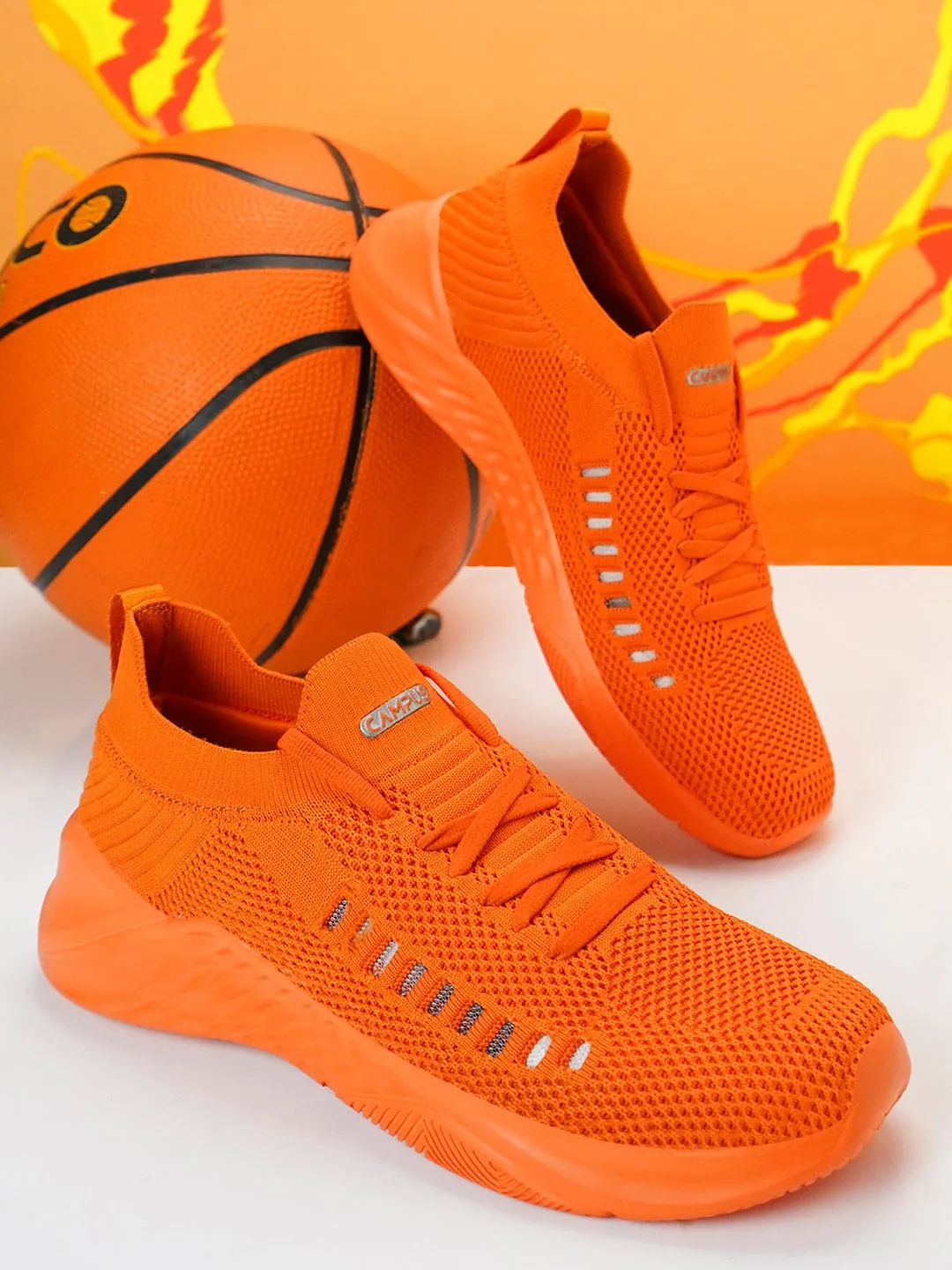 CAMP-FLEEK Orange Women's Running Shoes sold by Campus Shoes product image thumbnail 4