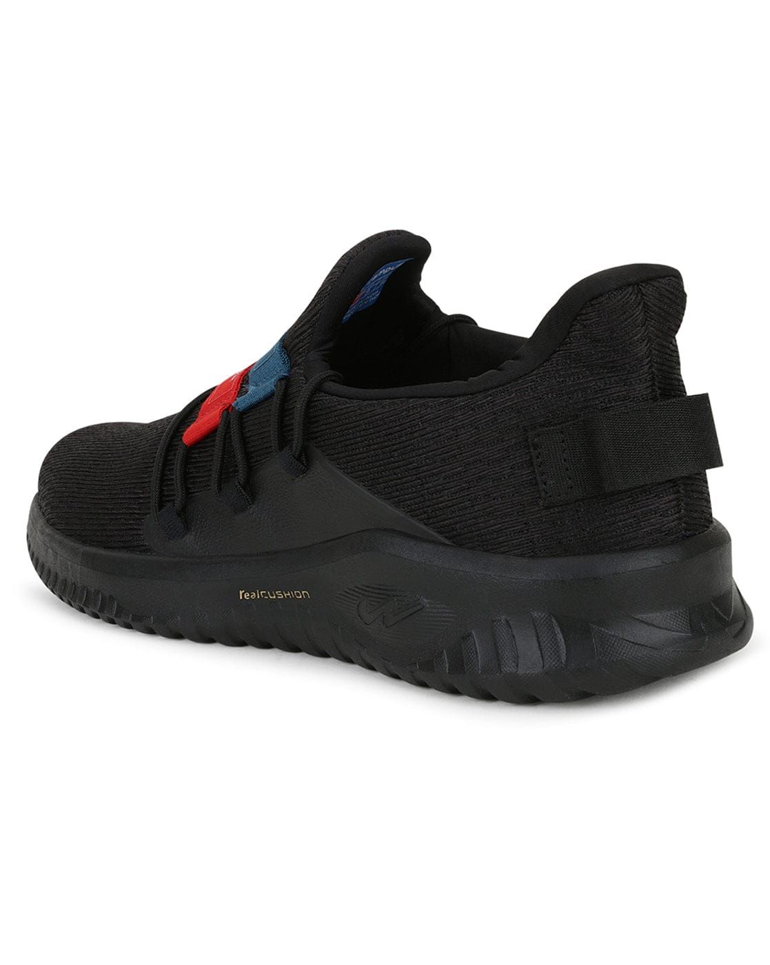 WILLIAM Black Men's Running Shoes sold by Campus Shoes product image thumbnail 3