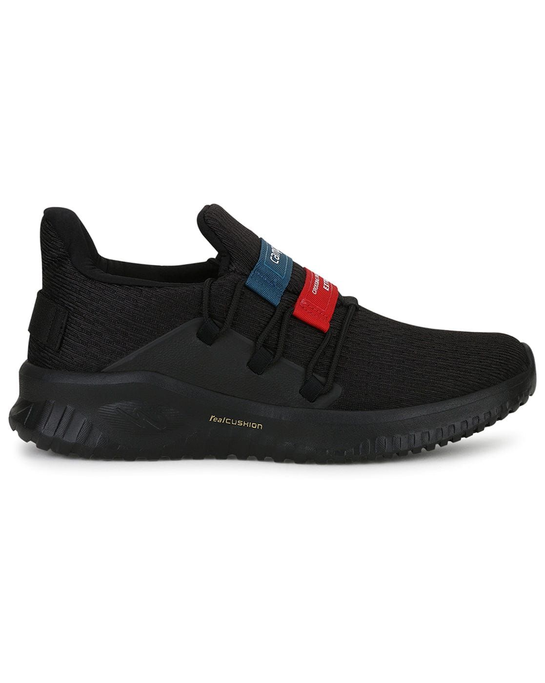 WILLIAM Black Men's Running Shoes sold by Campus Shoes
