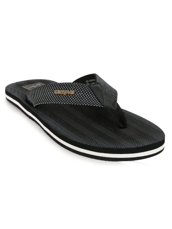GC-1030 Black Men's Flip Flops sold by Campus Shoes