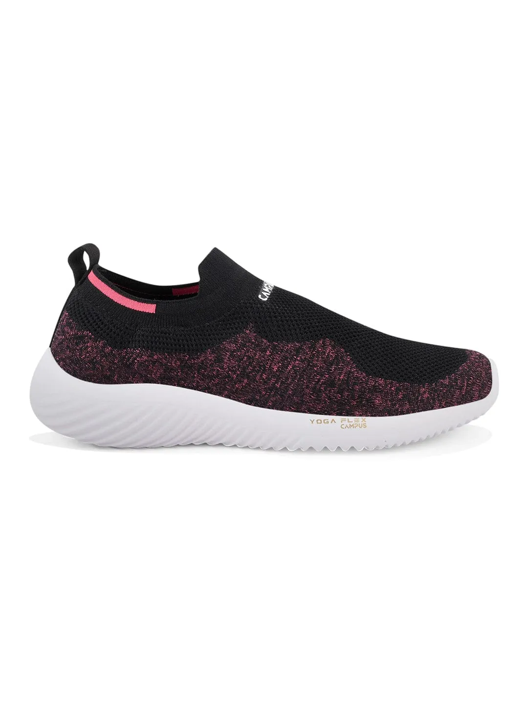 CAMP CALLIE Black Women's Slip-ons sold by Campus Shoes
