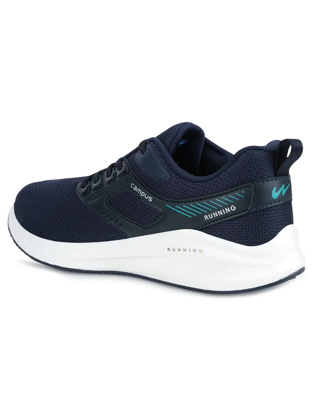 DAVIS Navy Men's Running Shoes sold by Campus Shoes product image thumbnail 3
