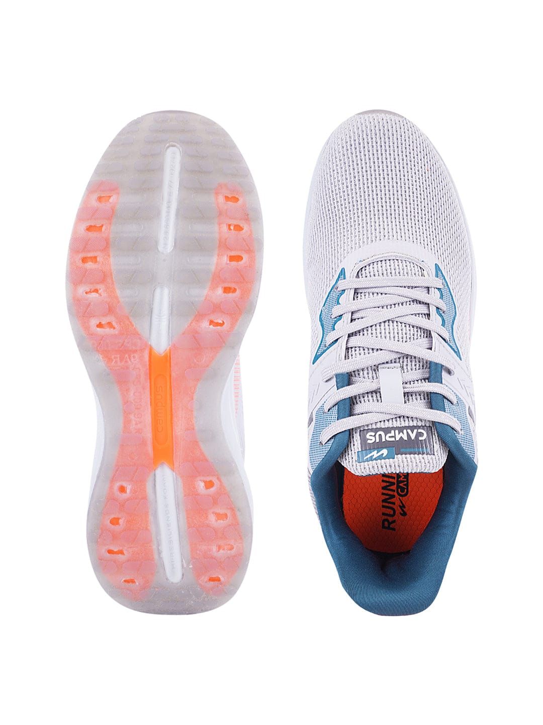 PESTO Grey Men's Running Shoes sold by Campus Shoes product image thumbnail 4