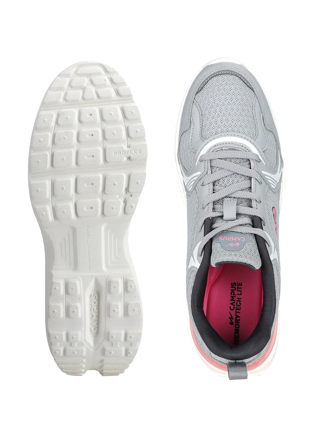 SELICAN Grey Women's Sneakers sold by Campus Shoes product image thumbnail 5