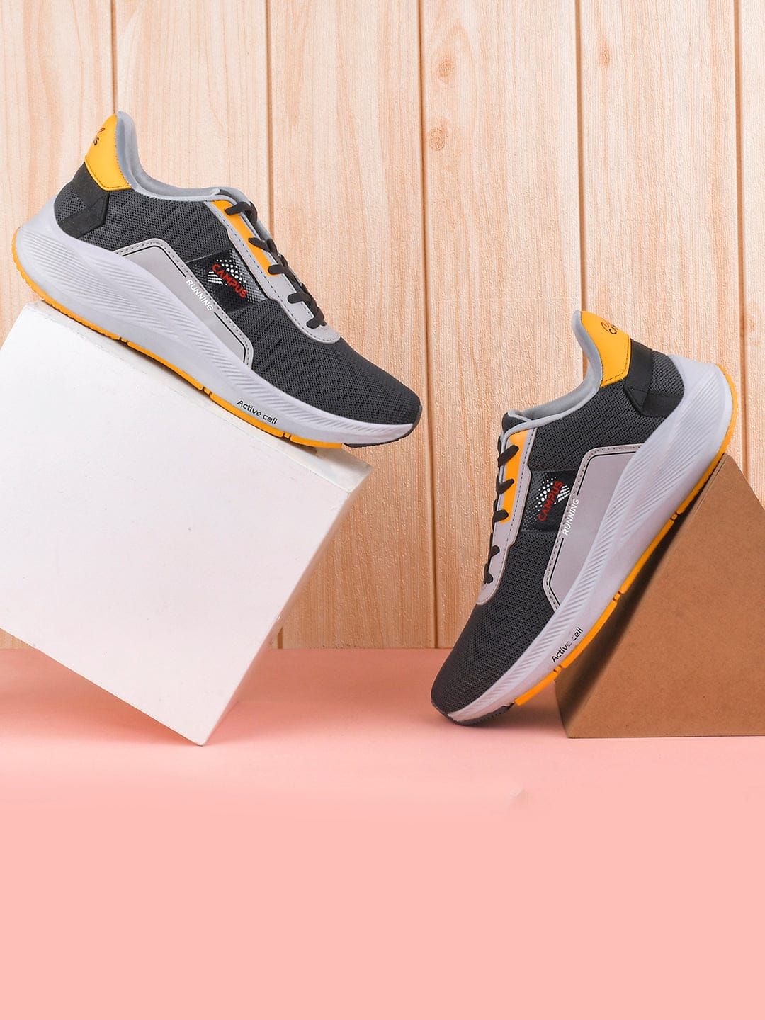 ROLLZ Grey Men's Running Shoes sold by Campus Shoes product image thumbnail 4