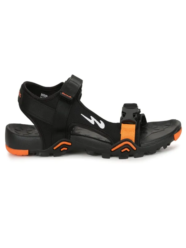 RECO Black Men's Sandals sold by Campus Shoes