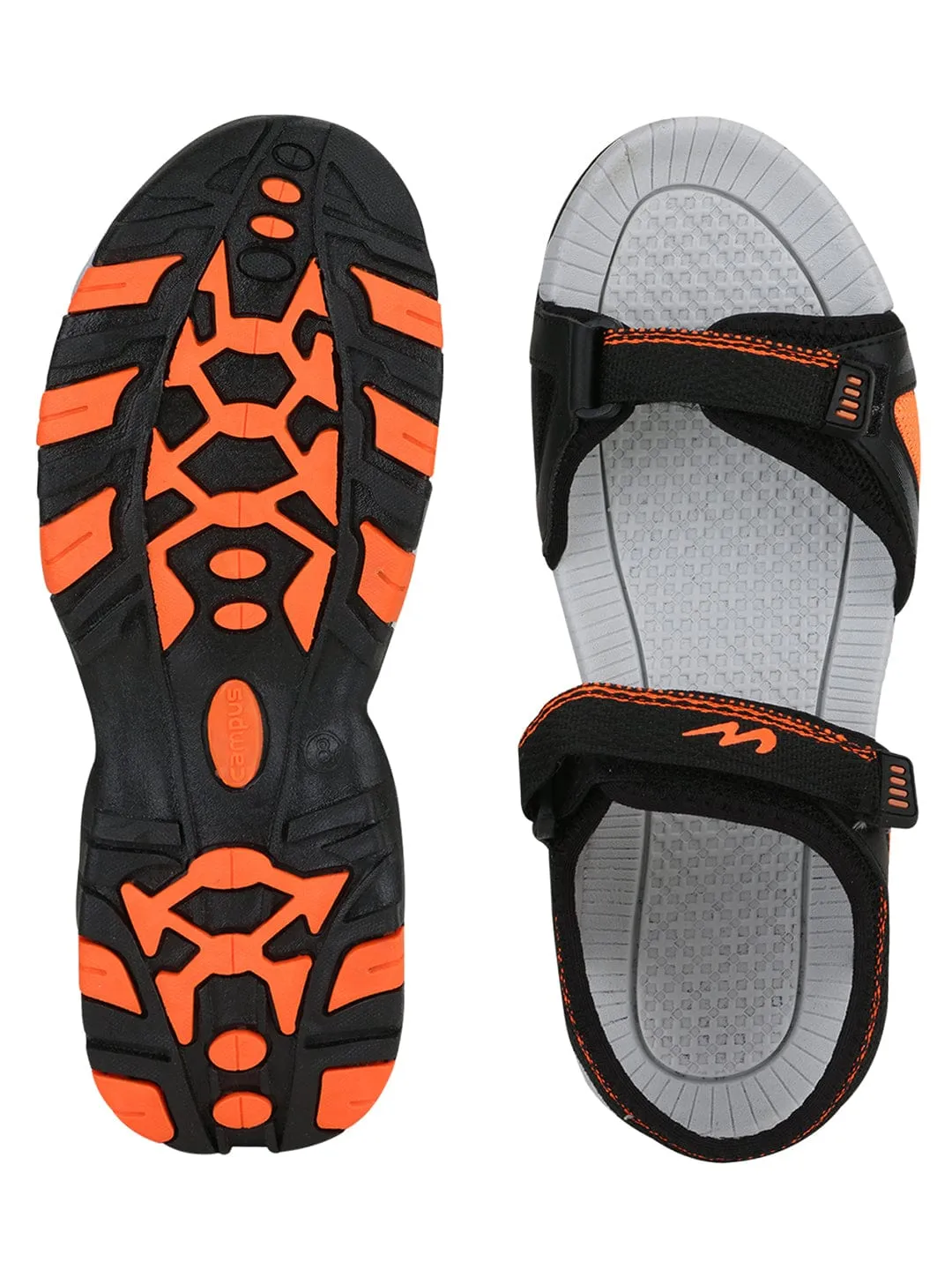 BRENT Black Men's Sandals sold by Campus Shoes product image thumbnail 4