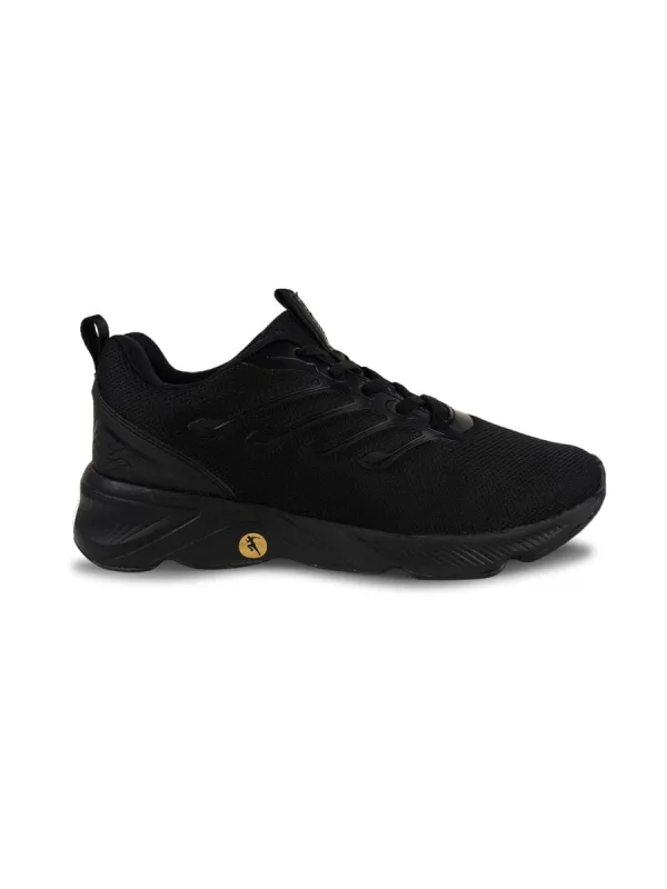 RUMBLE Black Men's Running Shoes sold by Campus Shoes