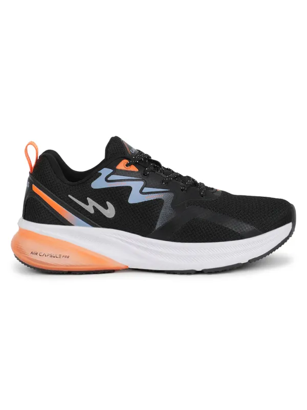 DOSE Black Men's Running Shoes sold by Campus Shoes