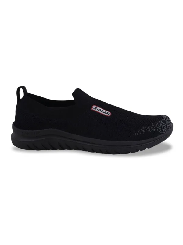 AGR-003 Black Men's Walking Shoes sold by Campus Shoes