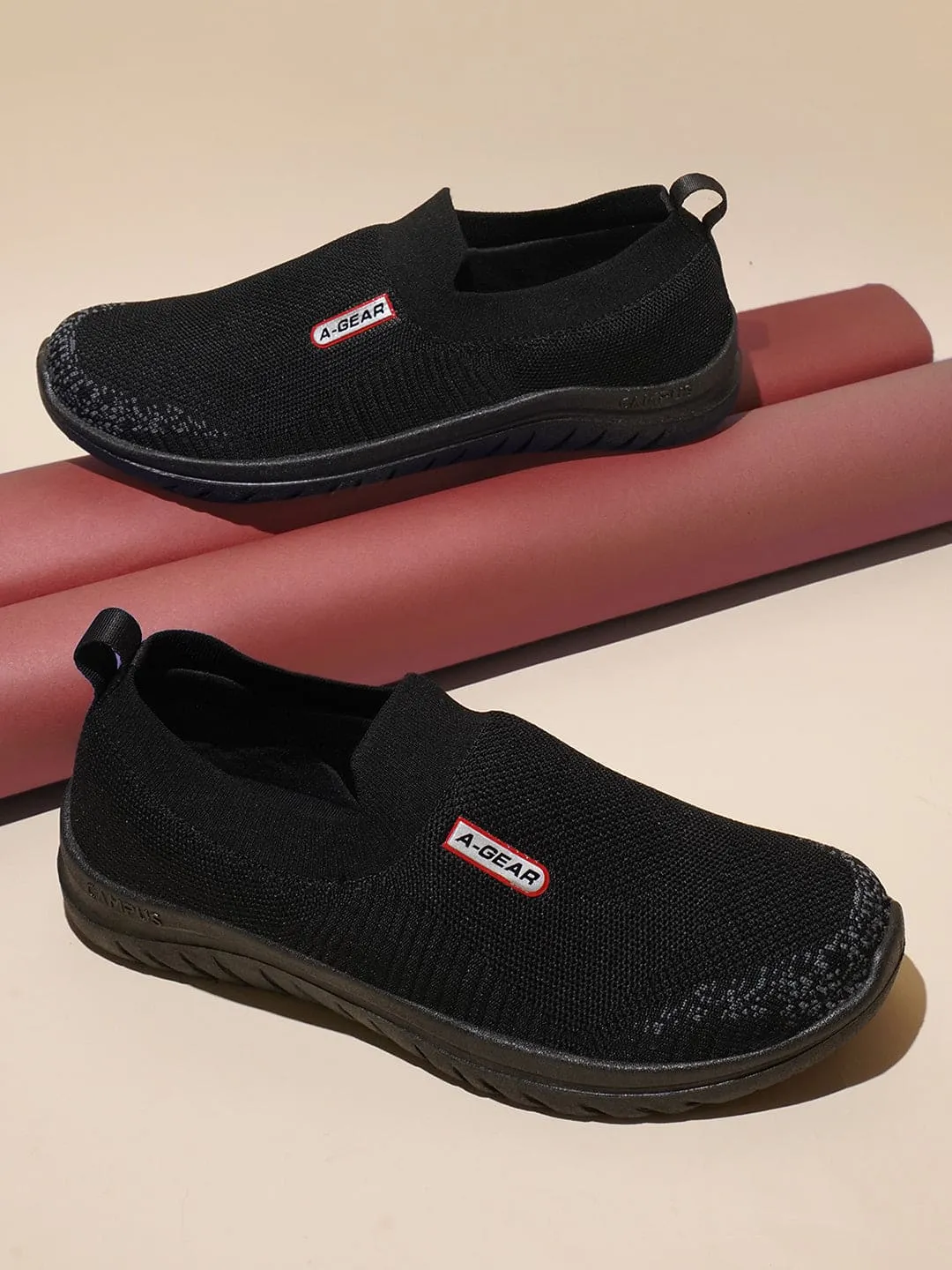 AGR-003 Black Men's Walking Shoes sold by Campus Shoes product image thumbnail 5