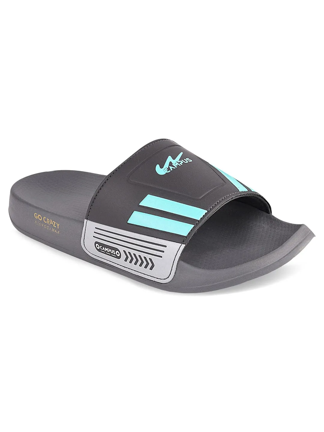 SL-428 Grey Men's Slides sold by Campus Shoes