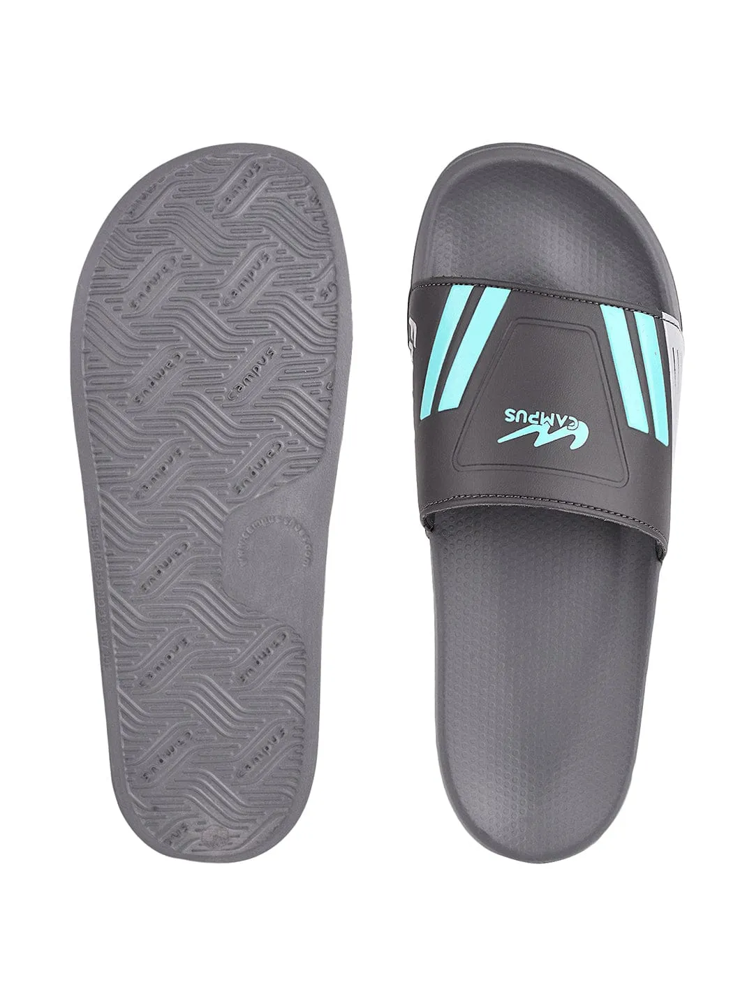 SL-428 Grey Men's Slides sold by Campus Shoes product image thumbnail 4