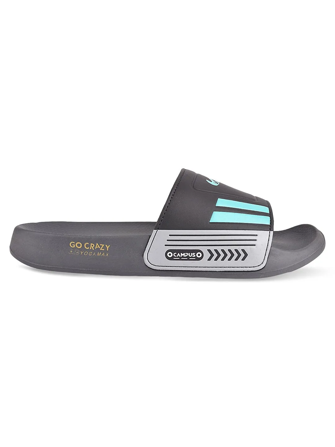 SL-428 Grey Men's Slides sold by Campus Shoes product image thumbnail 2