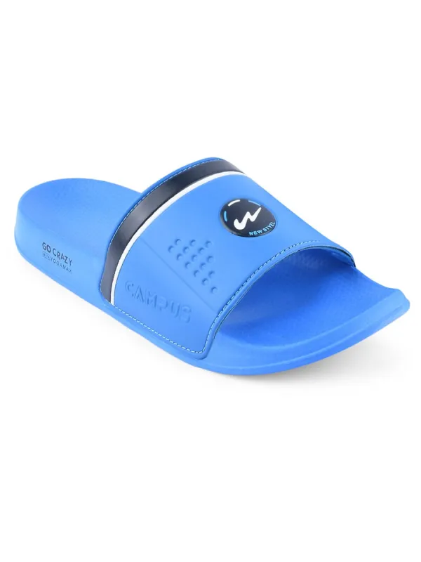 SL-431 Blue Men's Slides sold by Campus Shoes