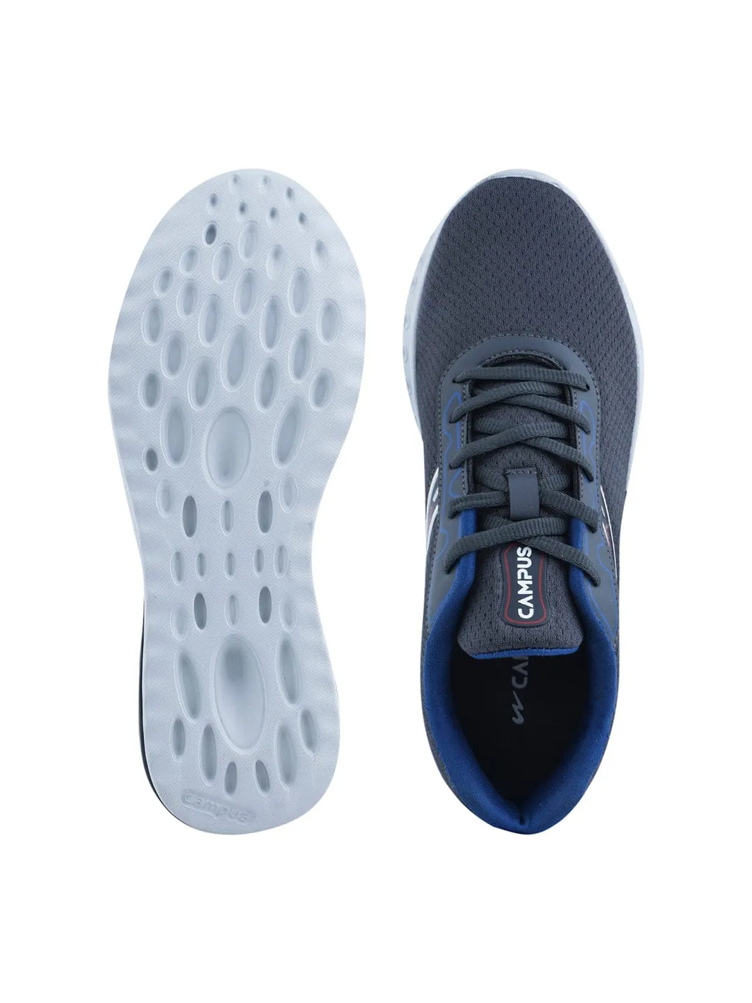 ATLANTIS Grey Men's Running Shoes sold by Campus Shoes product image thumbnail 4