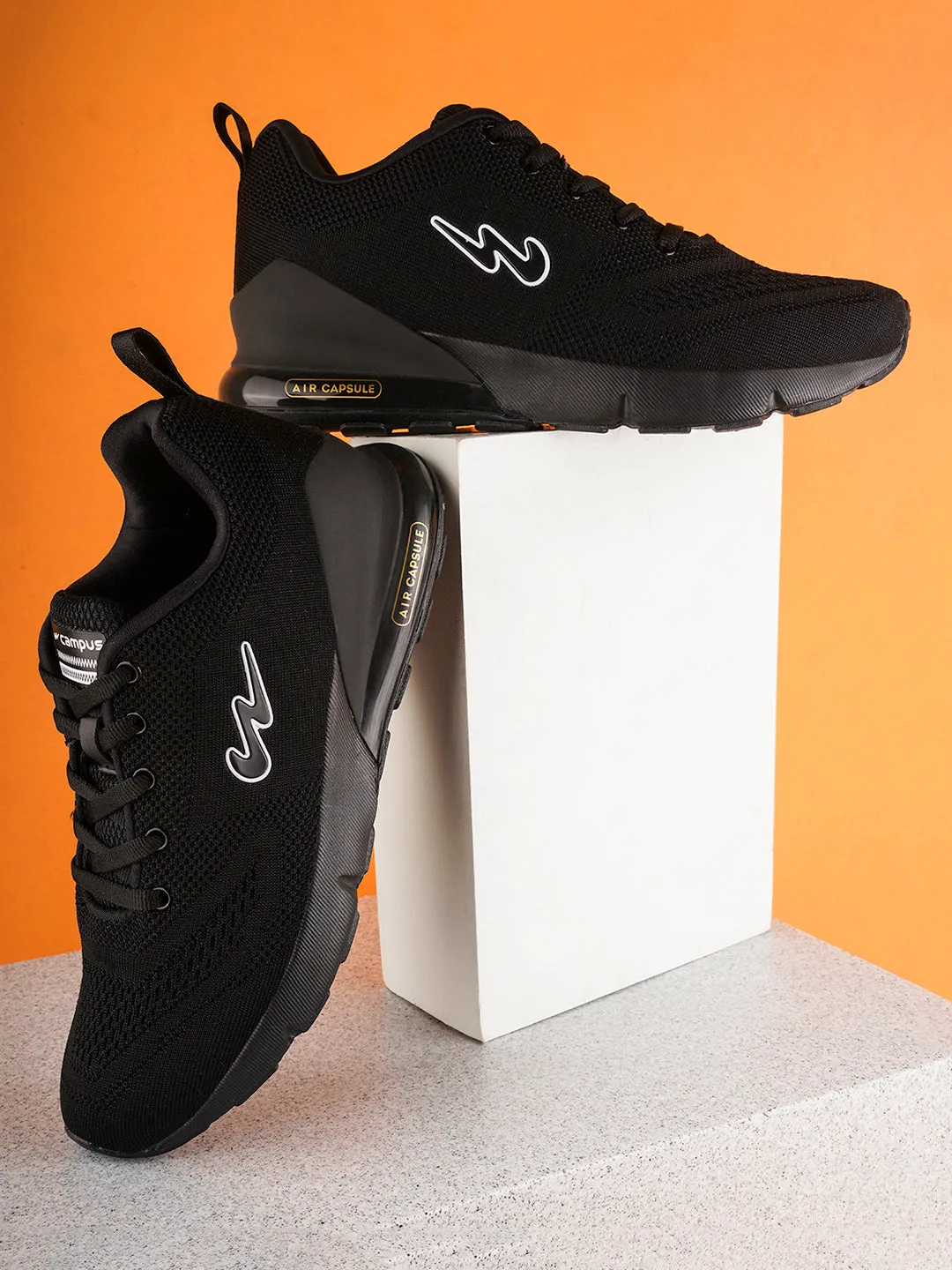 NORTH PLUS Black Men's Running Shoes sold by Campus Shoes product image thumbnail 5