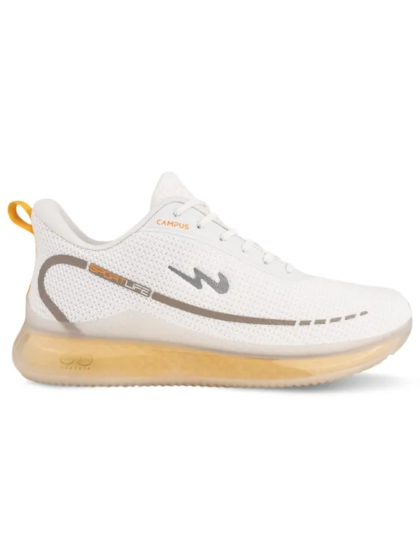 SENSOR White Men's Running Shoes sold by Campus Shoes