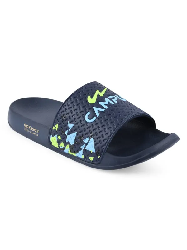 SL-426 Blue Men's Slides sold by Campus Shoes