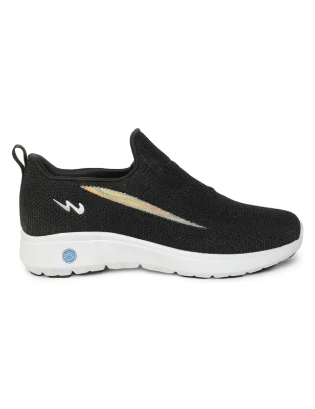 DRAFT Black Men's Walking Shoes sold by Campus Shoes