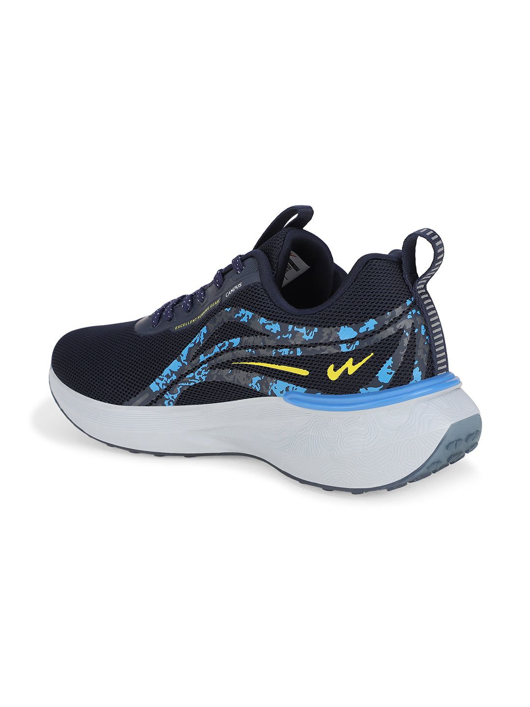 SIGNAL Navy Men's Running Shoes sold by Campus Shoes product image thumbnail 3