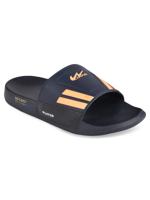 SL-428 Blue Men's Slides sold by Campus Shoes
