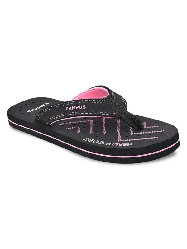 GCL-2004 Black Women's Flip flops sold by Campus Shoes