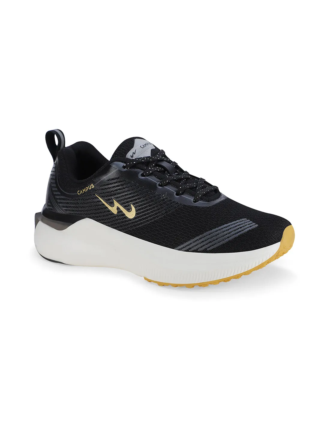 DECKER Black Men's Sports Shoes sold by Campus Shoes product image thumbnail 2