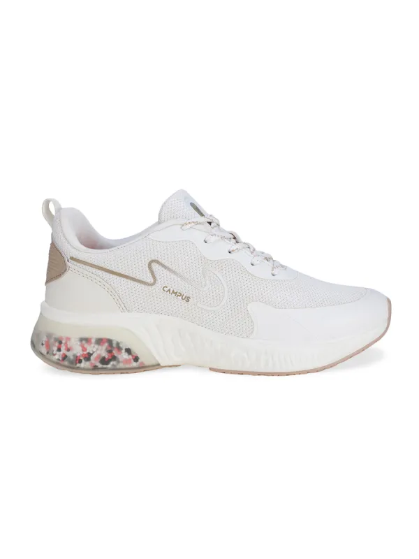 MATHEW Off white Men's Running Shoes sold by Campus Shoes
