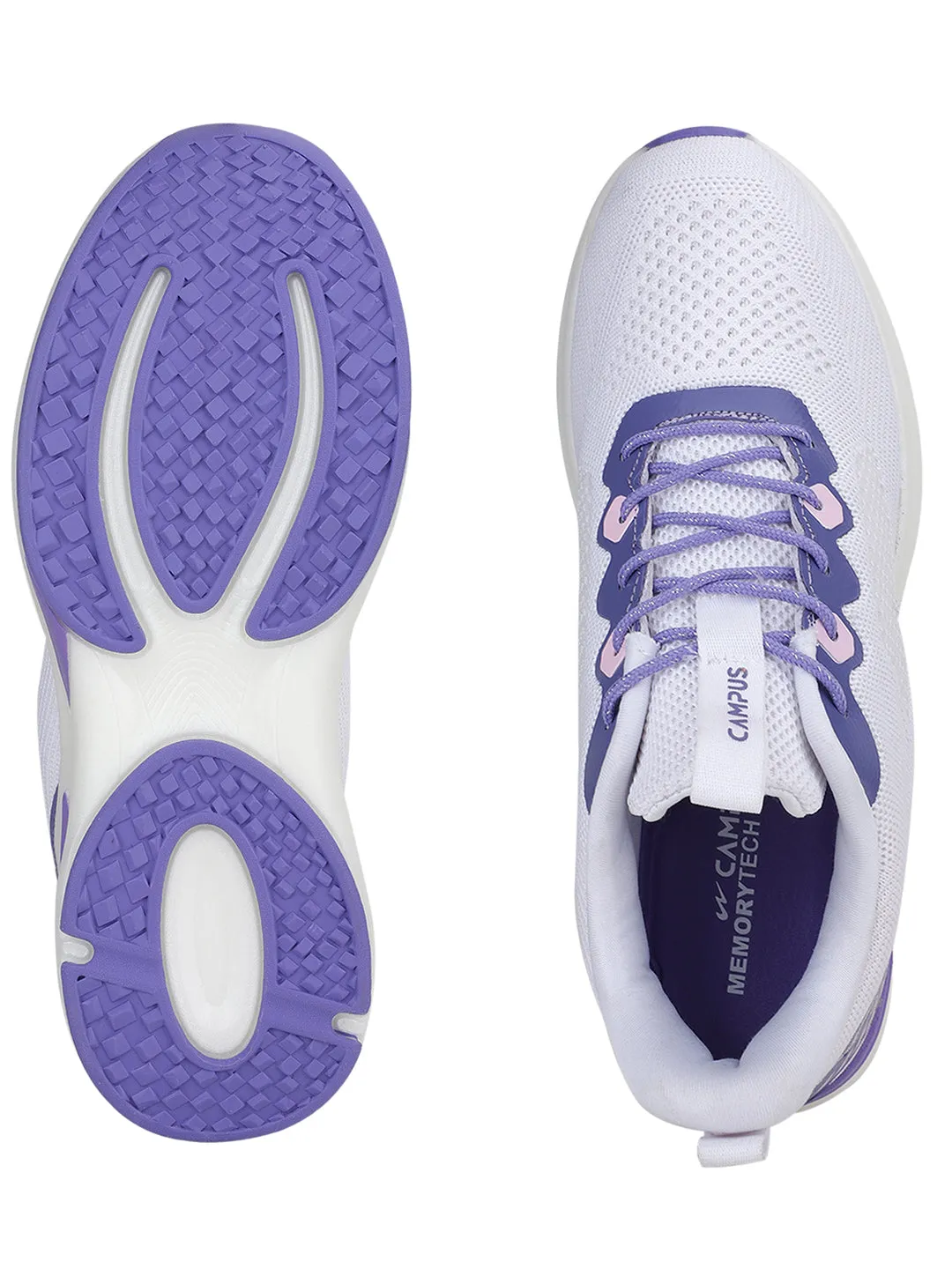 OLIVIA White Women's Running Shoes sold by Campus Shoes product image thumbnail 5