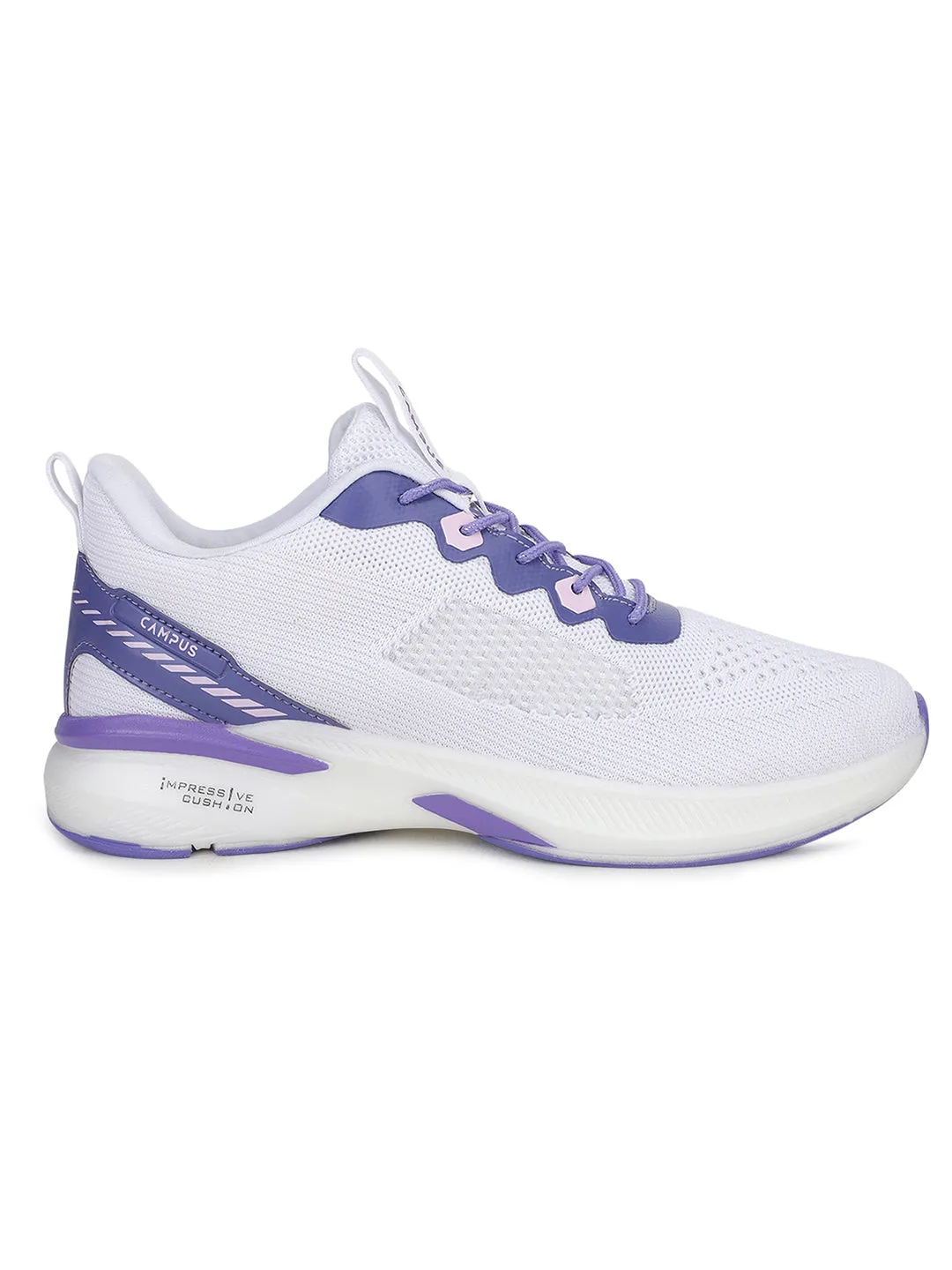 OLIVIA White Women's Running Shoes sold by Campus Shoes