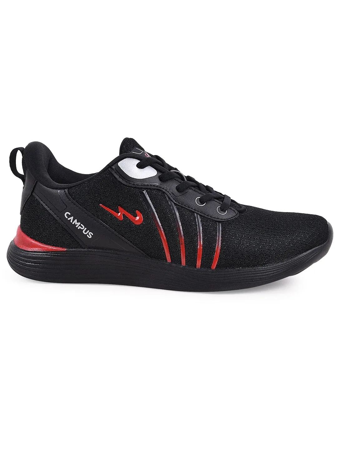 CAMP-OLIVER Black Men's Running Shoes sold by Campus Shoes