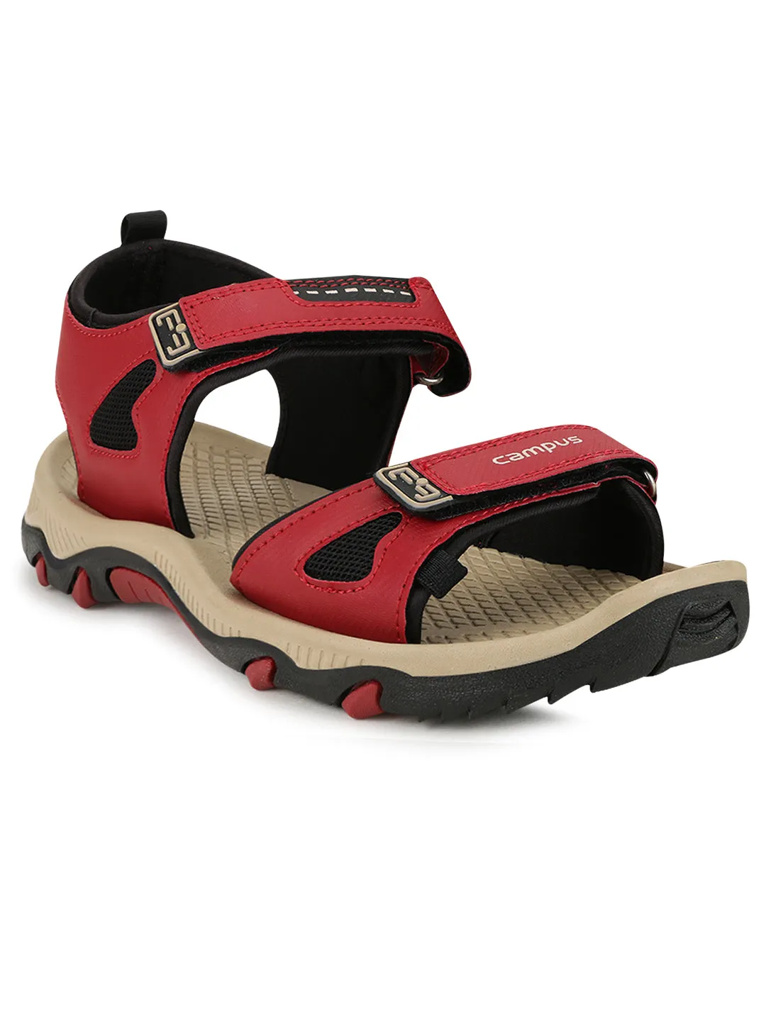 2GC-01 Red Men's Sports Sandals sold by Campus Shoes product image thumbnail 3