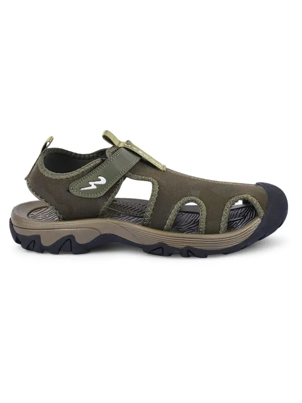 GC-22106 Green Men's Sandals sold by Campus Shoes