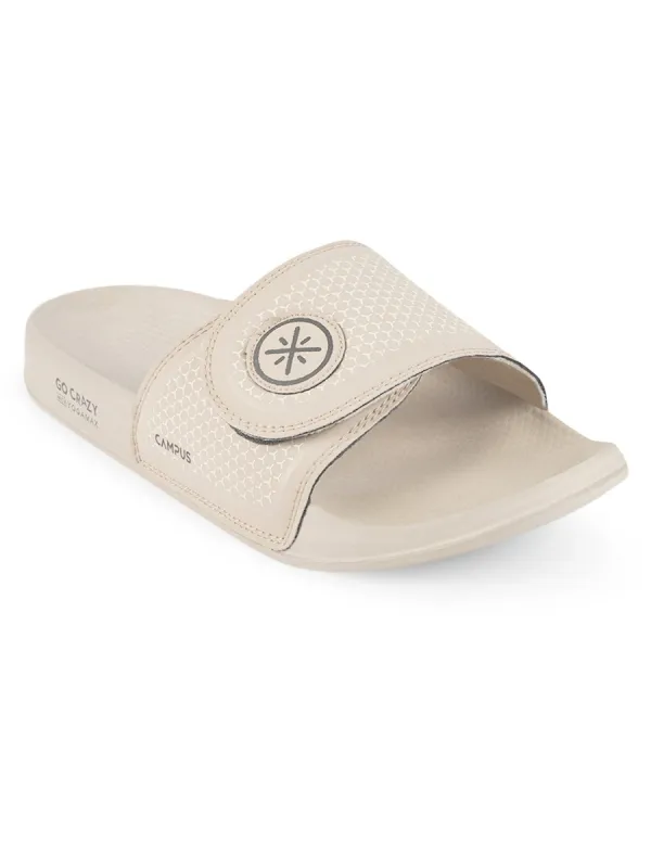 SL-407A Beige Men's Slides sold by Campus Shoes